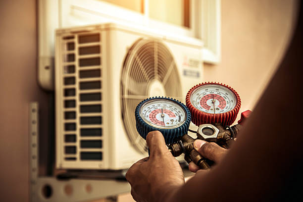 Professional Air Conditioning Service technician working in Preston, WA